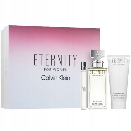 Zestaw upominkowy Calvin Klein Eternity 100 ml + mini 10 ml + balsam 100 ml
