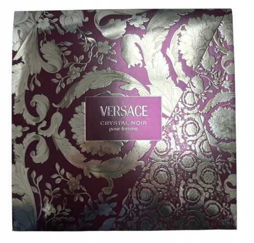 Zestaw Versace Crystal Noir 90ml edp 100ml body lotion 100ml shower gel